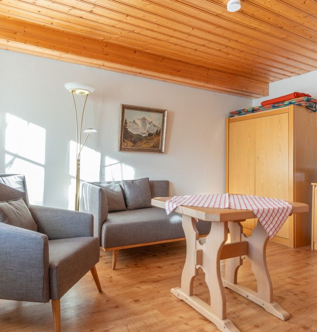 Oberstdorf Ferienwohnung Nr. 1 - Wohn-/Schlafraum